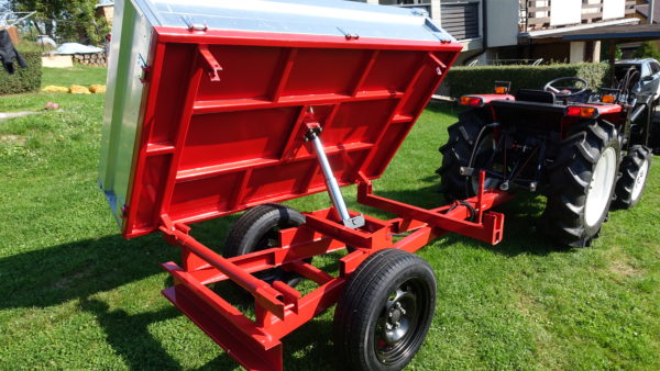 Hydraulický sklopný vlek 200x125x40cm, 1500kg nosnost - Image 2
