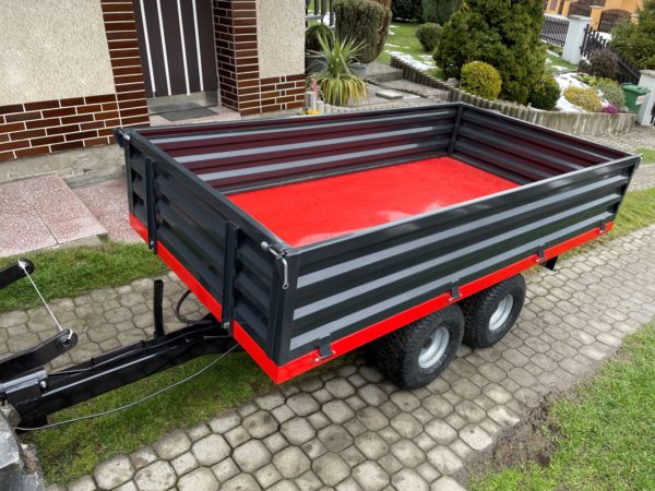Hydraulicky sklopný vlek 240x125x40cm, 1500kg nosnost - Image 3
