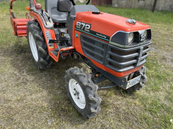 KUBOTA B72 4x4 servo s rotavatorem 464mth - Image 4
