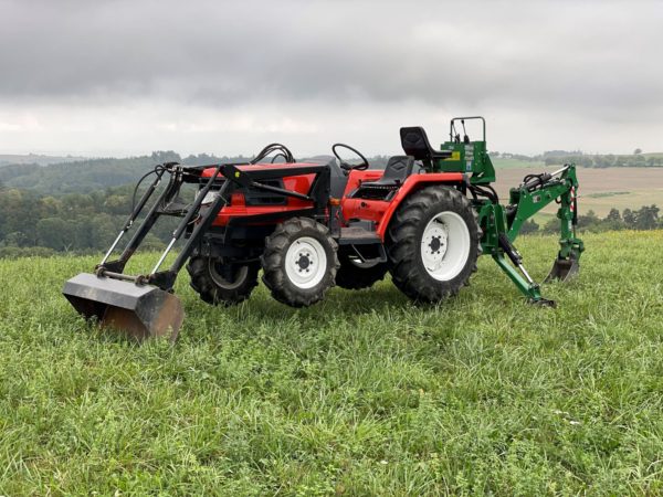 1991 KUBOTA GL29 GRANDEL s nakladačem a podkopem - Image 2