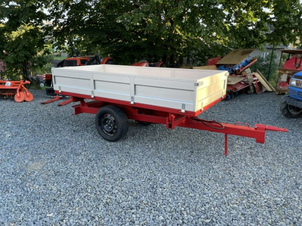 Hydraulický sklopný vlek 280x130x40cm, 2000kg nosnost